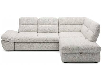 Coltar extensibil GALLIANO L cu lada pentru depozitare, spatar reglabil, personalizabil 270x210cm