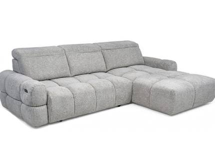Coltar cu reglaj electric MATEO S cu lada pentru depozitare, tetiere reglabile, personalizabil 273x183cm