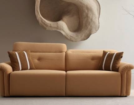 Canapea fixa VIGO cu tetiere reglabile 240x100cm, personalizabil