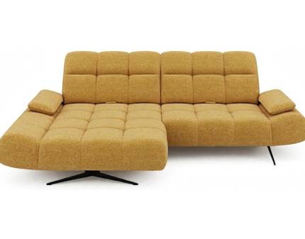 Coltar fix MORENO S cu spatar reglabil, tetiere reglabile, cotiere reglabile, personalizabil 286x172/187cm