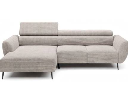 Coltar cu reglaj electric ALISSON S cu tetiere reglabile, personalizabil 277x174cm
