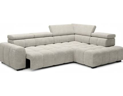 Coltar cu reglaj electric BULL L cu tetiere reglabile, personalizabil 297x205cm