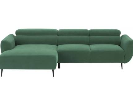 Coltar cu reglaj electric ALISSON S cu tetiere reglabile, personalizabil 277x174cm