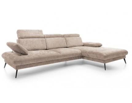 Coltar SANTI fix cu tetiere reglabile, spatar ajustabil, cotiere reglabile, personalizabil 290x187cm