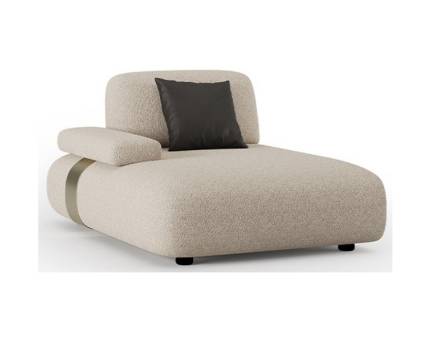 Modul sezlong FRANKA personalizabil 115x166xH81cm