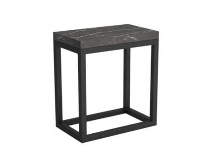 Masuta - raft suspendat DURO din PAL Egger, metal negru 30x18xH33cm