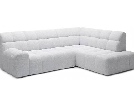 Coltar cu reglaj electric COCOON L personalizabil 267x207cm