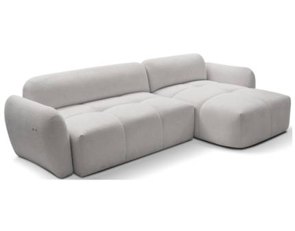 Coltar cu reglaj electric NUAGE personalizabil 296x161cm