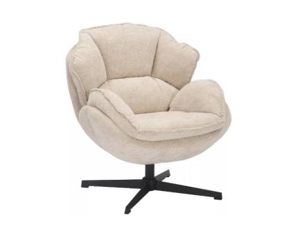 Fotoliu BETTY rotativ, cu sistem de balasare usoara, confortabil, material texil73x77xH86cm