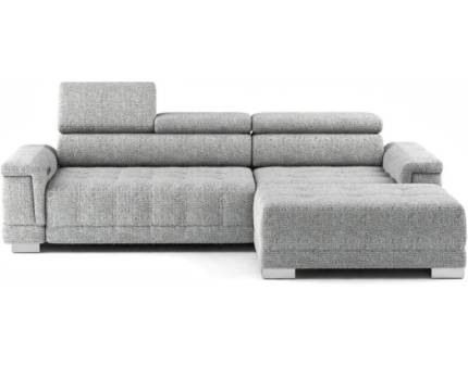 Coltar cu reglaj electric CAMPO S cu tetiere reglabile, personalizabil 276x178cm