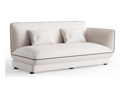 Modul 2 locuri cu brat LORETTA 185x98cm personalizabil