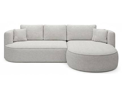Coltar extensibil FIORE S cu lada pentru depozitare, personalizabil 284x183cm