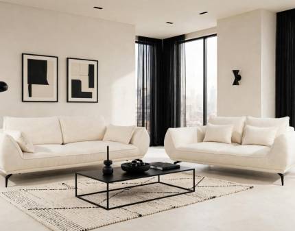 Set canapele 3+2 locuri CAVO personalizabil - canapea 3 locuri extensibila 249x118cm, canapea 2 locuri 208x118cm