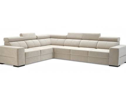 Coltar extensibil X APOLLO PR3 cu sertar pentru depozitare, tetiere reglabile, personalizabil 331x265cm 