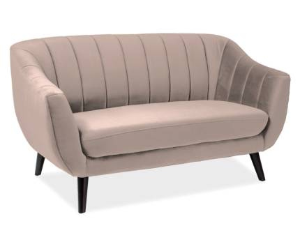 Canapea ELITE 2 VELVET fixa, catifea bej 153x85cm