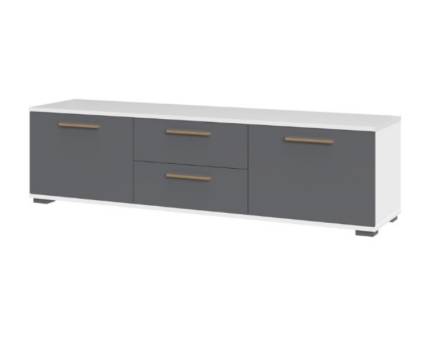 Comoda TV cu 2 usi si 2 sertare E4 ALL ROOM CONCEPT 167x45x40cm configurabil